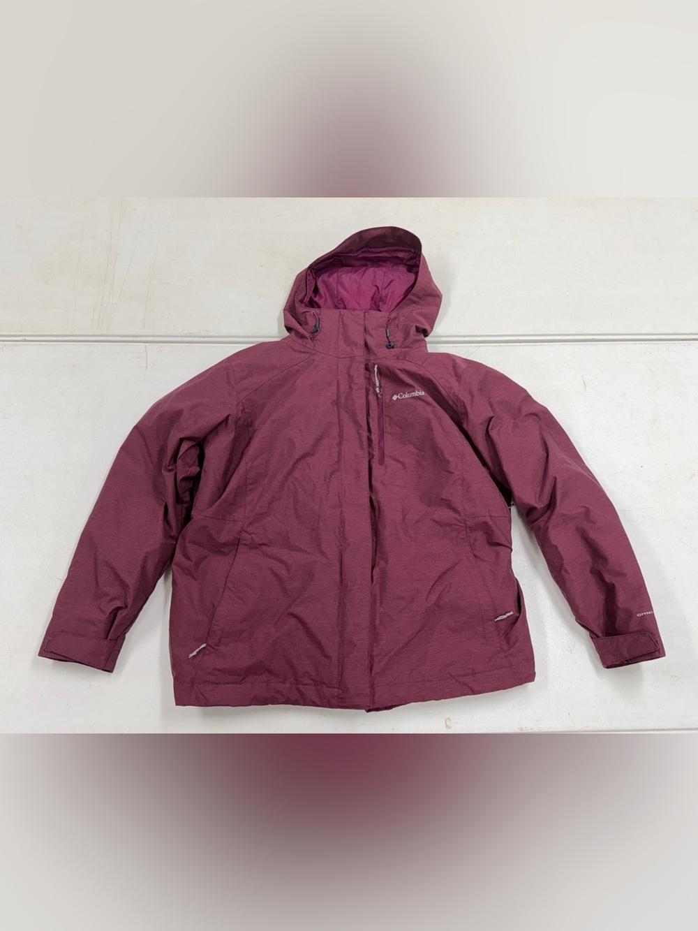 Columbia Sportswear Interchange 2 in 1 Women’s Ski Jacket 2X
Burgundy & purple